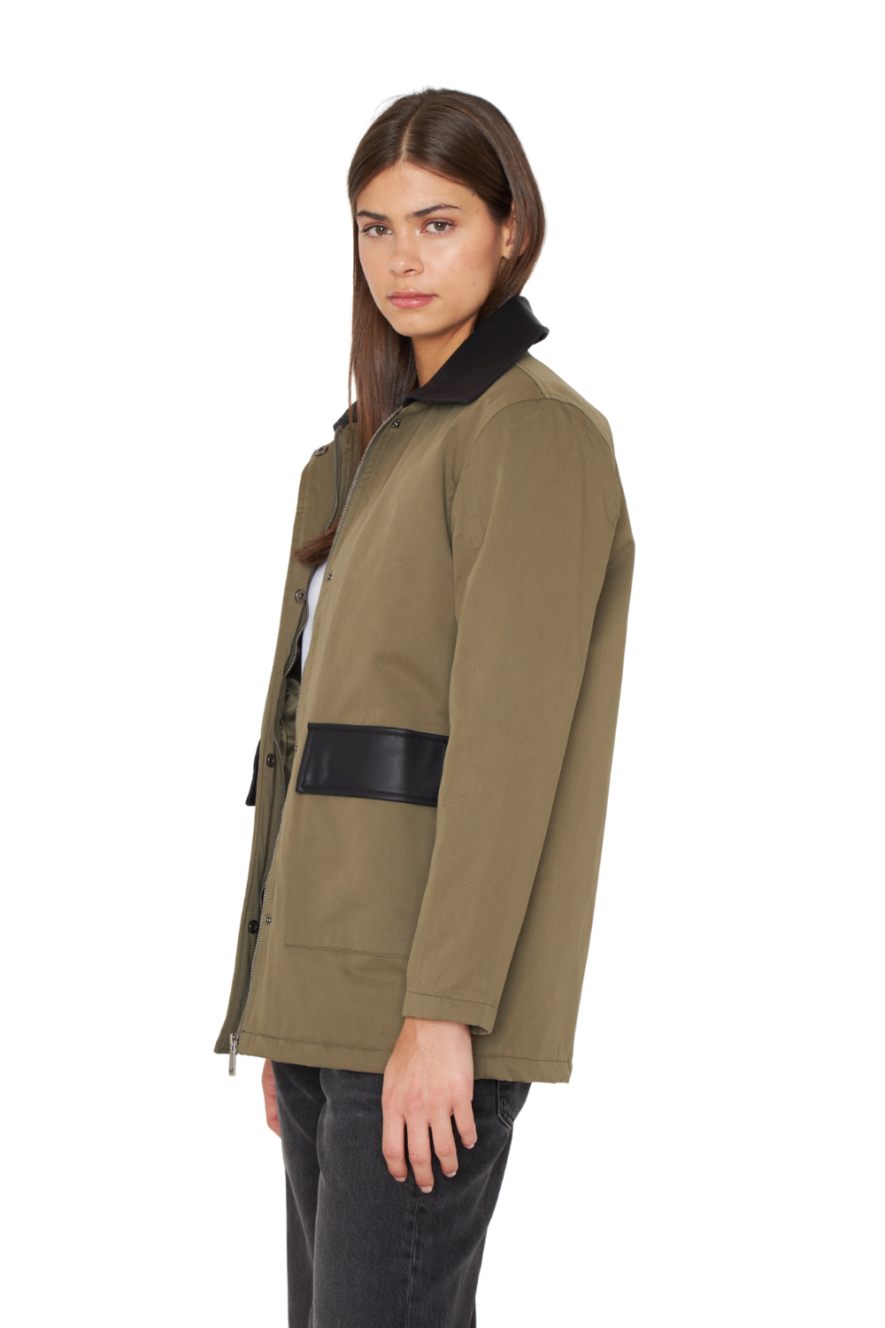 Chaqueta Porter verde Jacinta Tienda-2