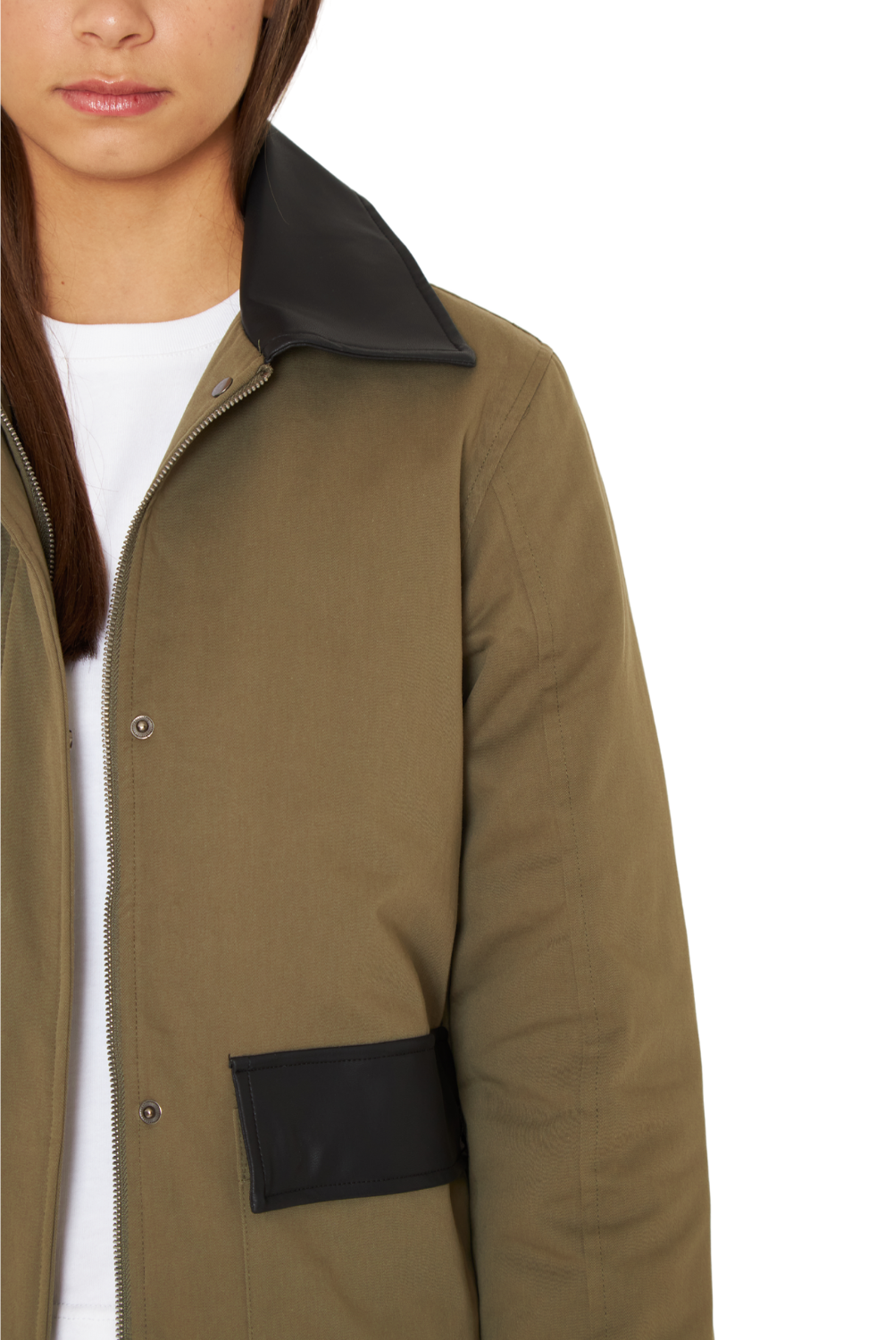 Chaqueta Porter verde Jacinta Tienda-5