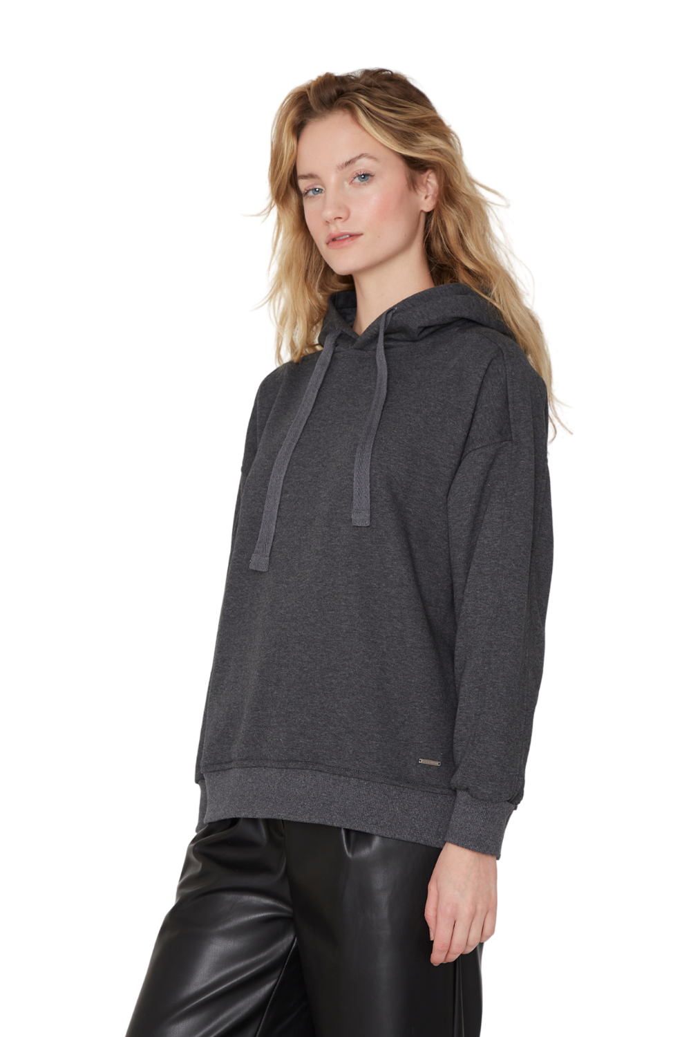Polerón Cotton gris Jacinta Tienda-3