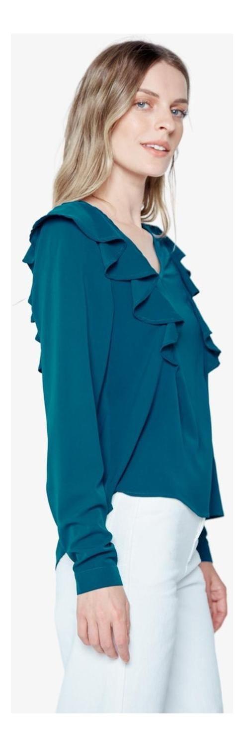 Blusa Juana Petróleo Jacinta Tienda-1