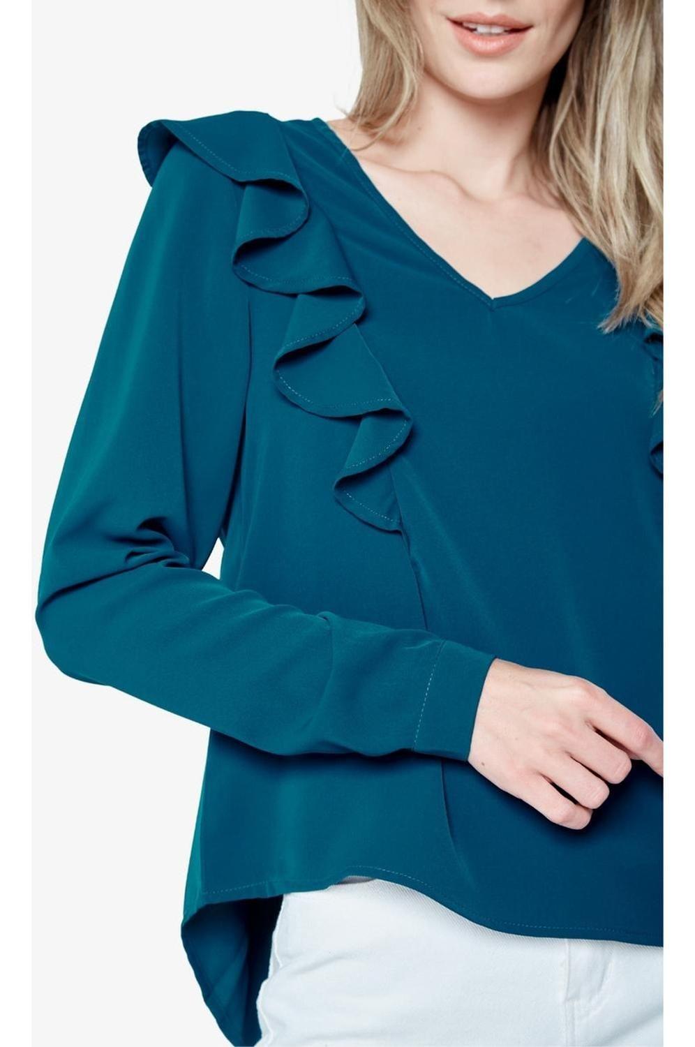 Blusa Juana Petróleo Jacinta Tienda-4