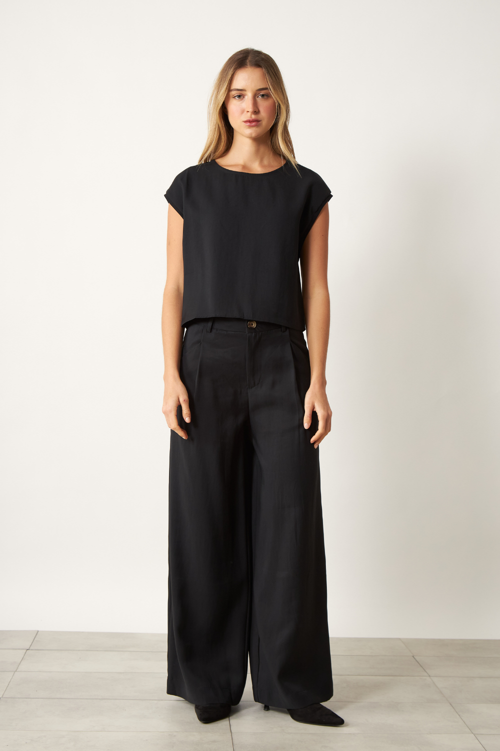 Pantalón Florencia negro Jacinta Tienda-0