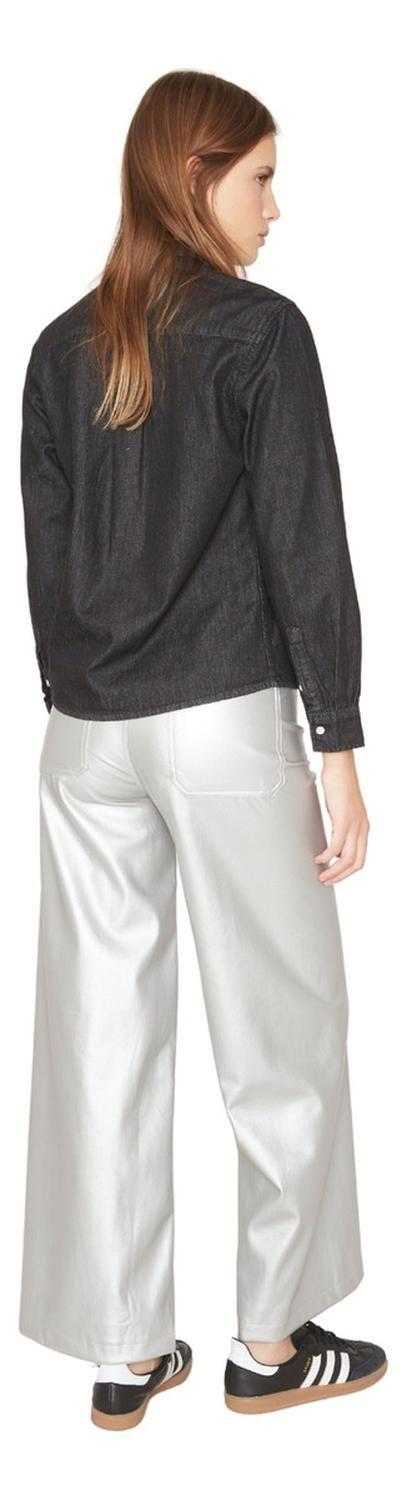 Pantalón Kylie Plateado Jacinta Tienda-2