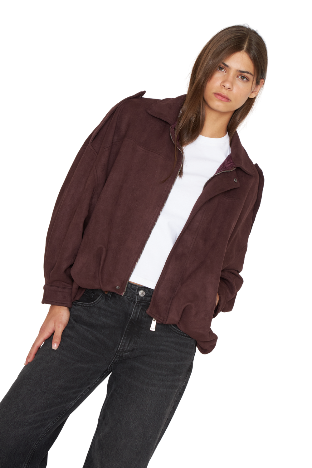 Chaqueta Lola burdeo Jacinta Tienda-4