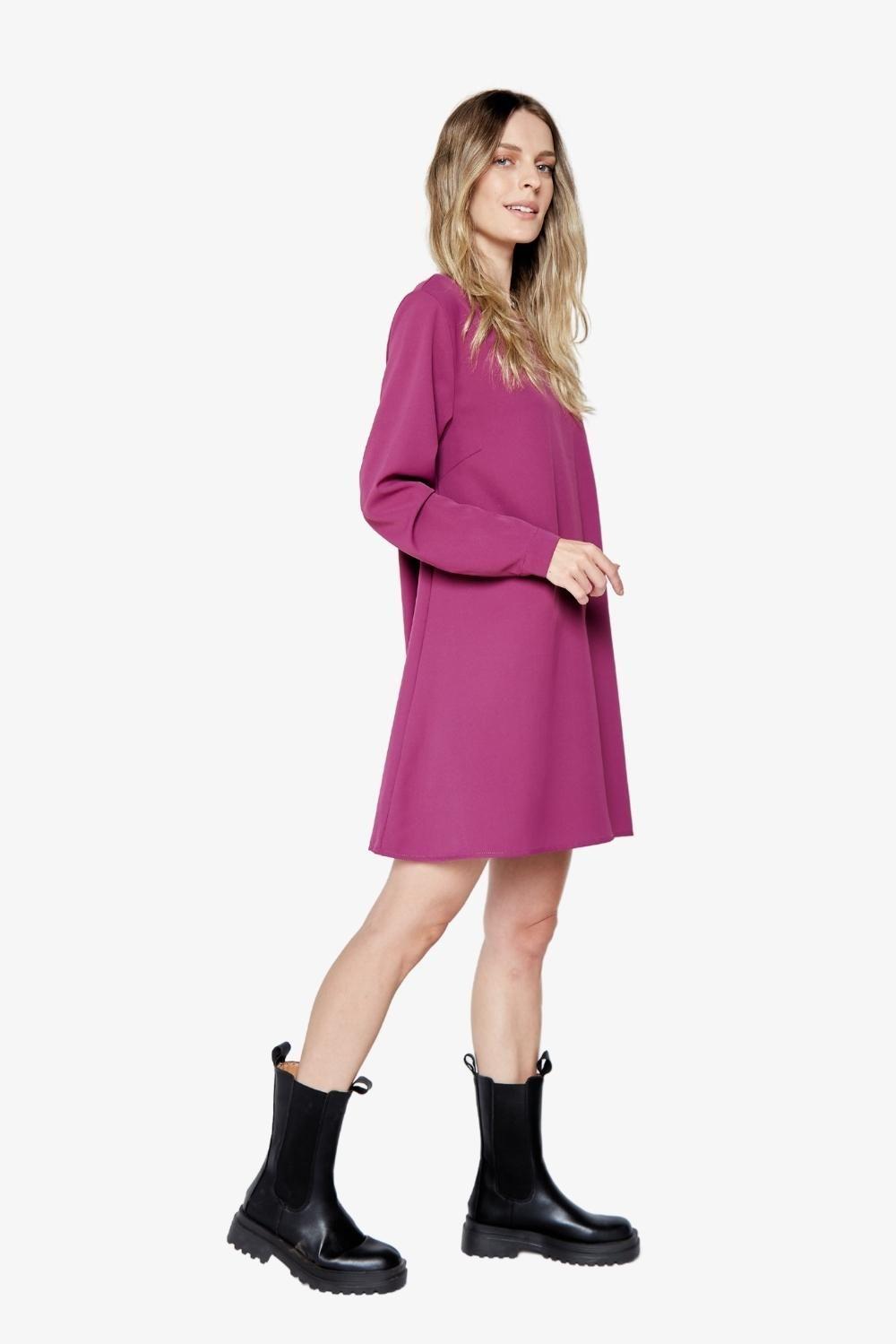 Vestido Ana violeta Jacinta Tienda-1