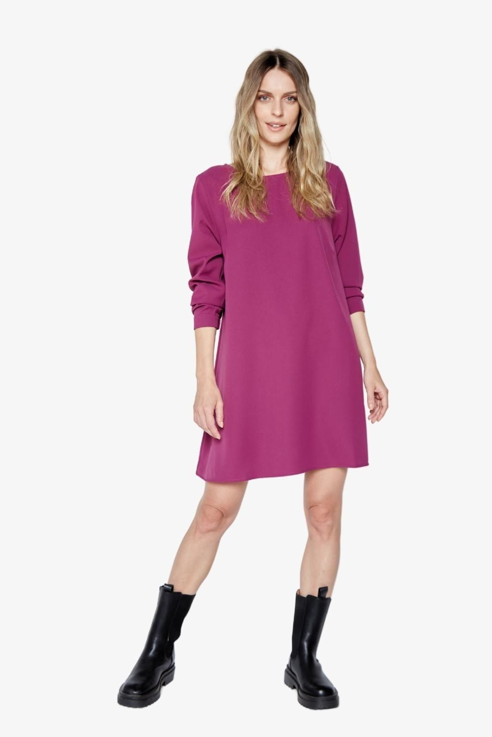 Vestido Ana violeta Jacinta Tienda-4