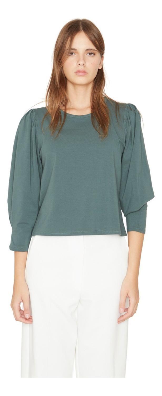 Polera Alicia Iii Petróleo Jacinta Tienda-0