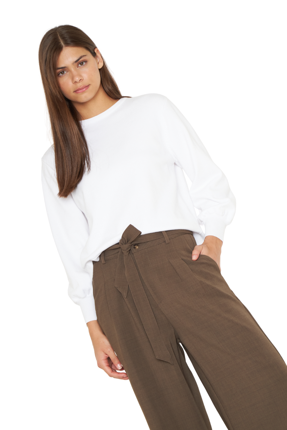 Pantalón Laura Winter café Jacinta Tienda-3