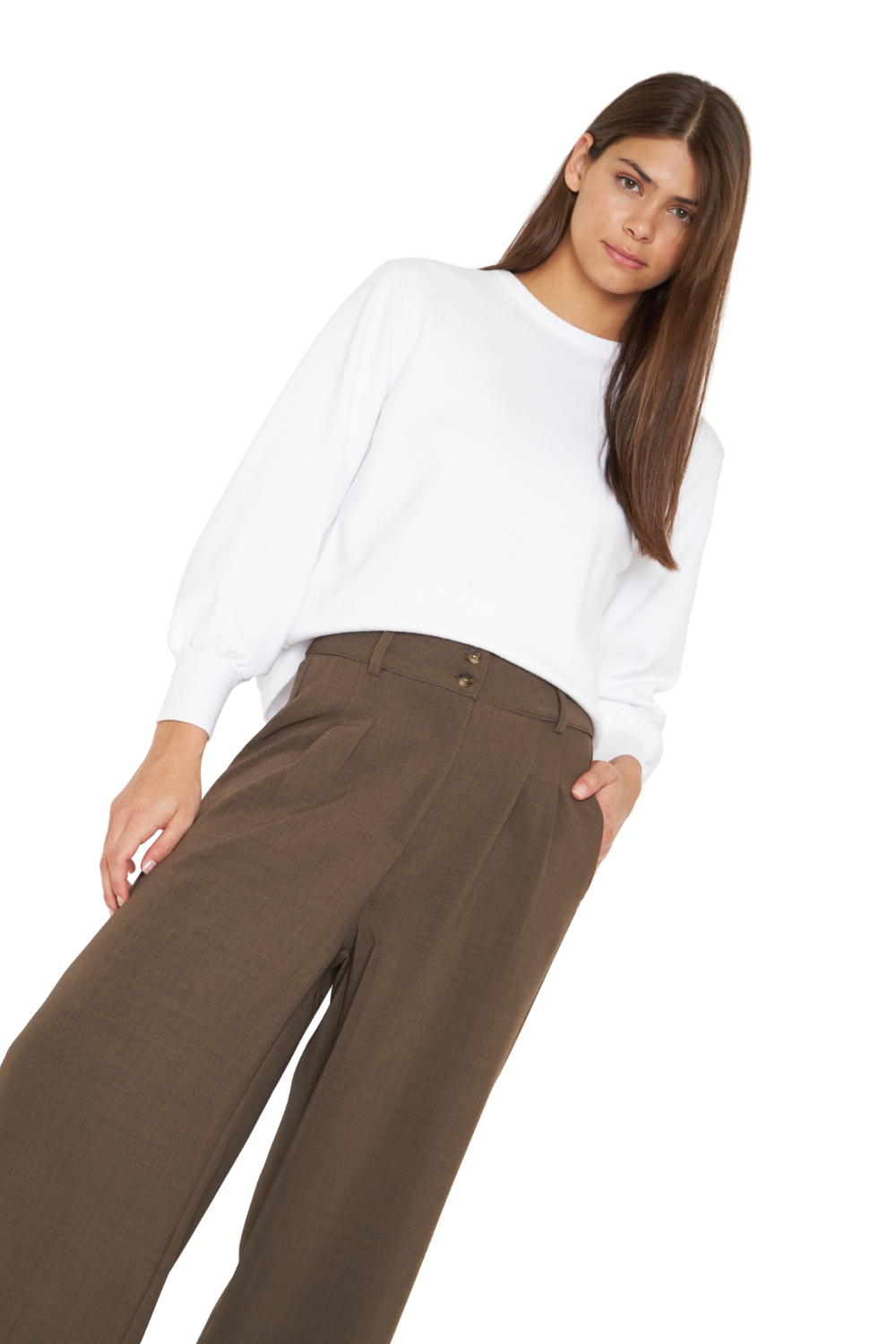 Pantalón Laura Winter café Jacinta Tienda-4