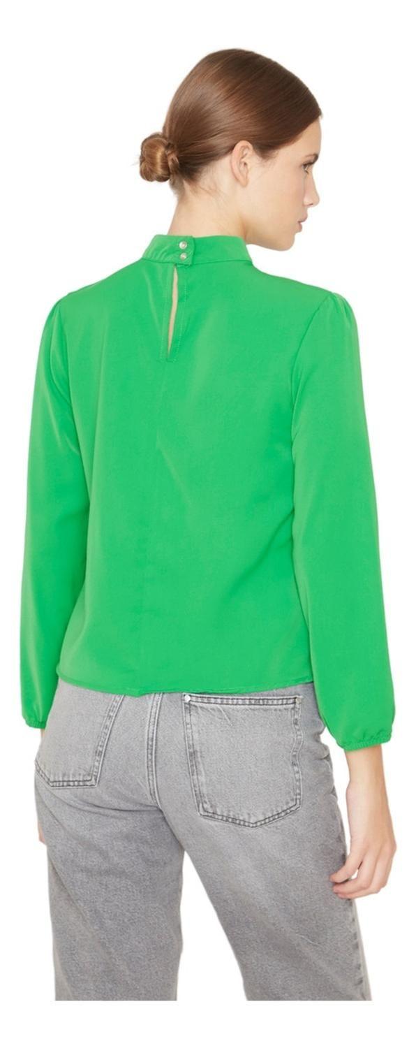 Blusa Paula Ii Verde Jacinta Tienda-3