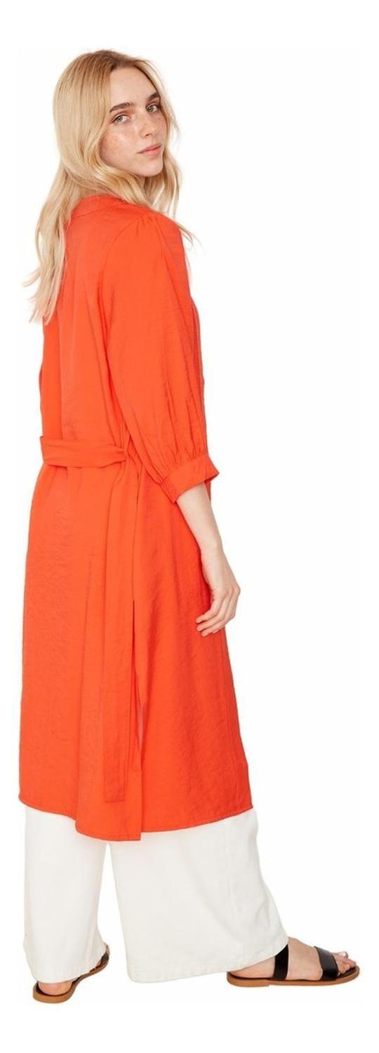 Kimono Eva Largo Coral-2