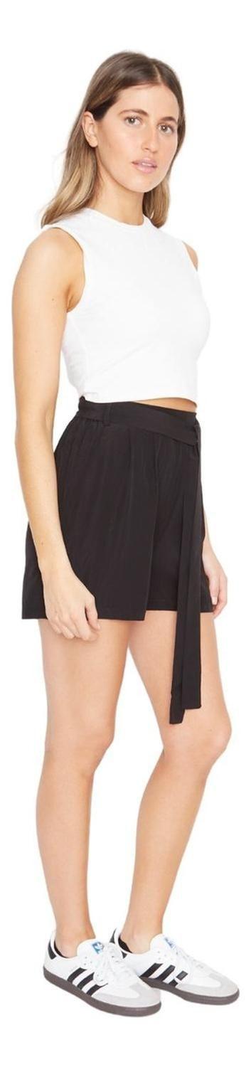 Short Greta Con Lazo Iii Negro Jacinta Tienda-1