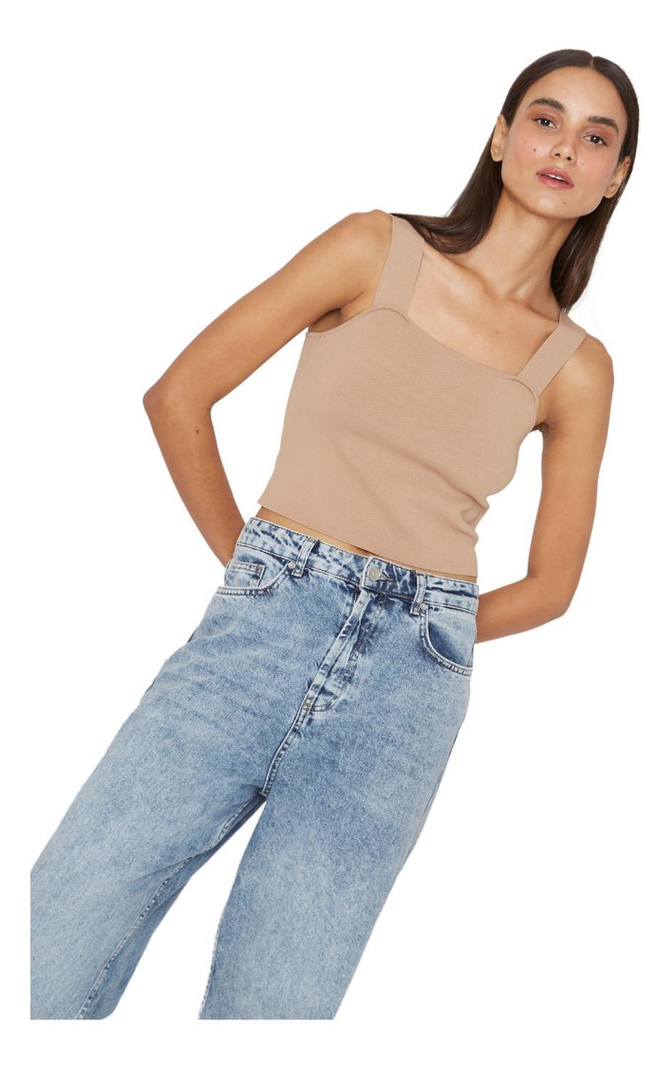 Top Clara camel Jacinta Tienda-1