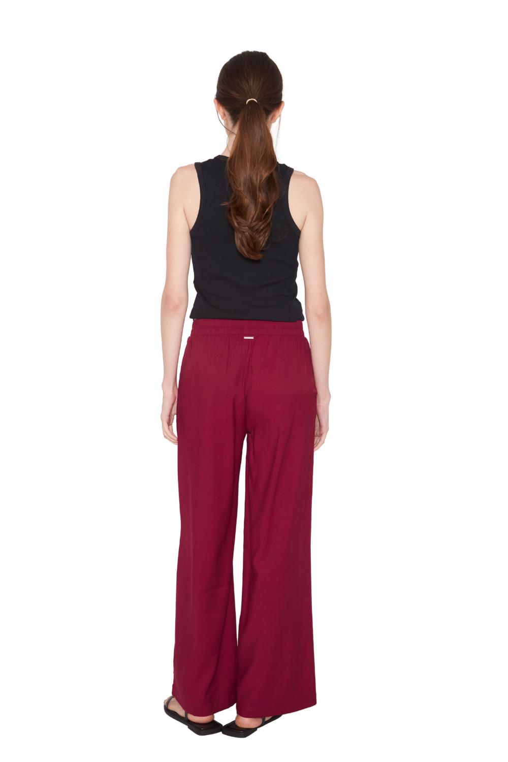 Pantalón Alicia burdeo Jacinta Tienda-4