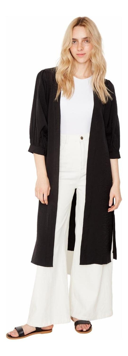 Kimono Eva Largo Negro-0