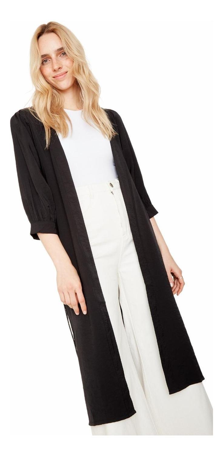 Kimono Eva Largo Negro-1