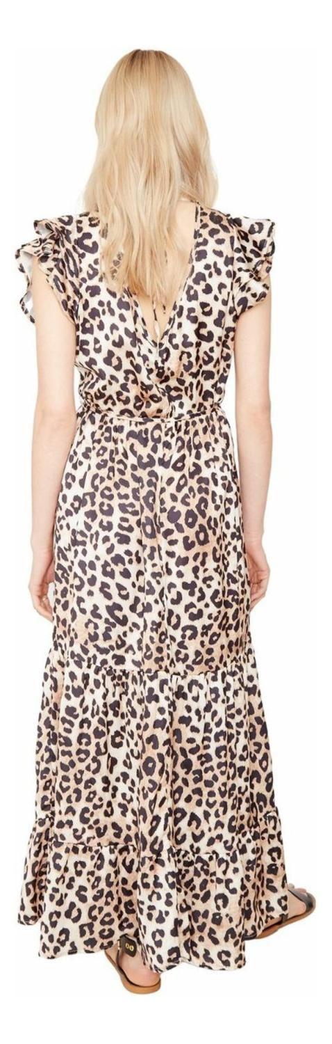 Vestido Anna Largo Leopard Print-3