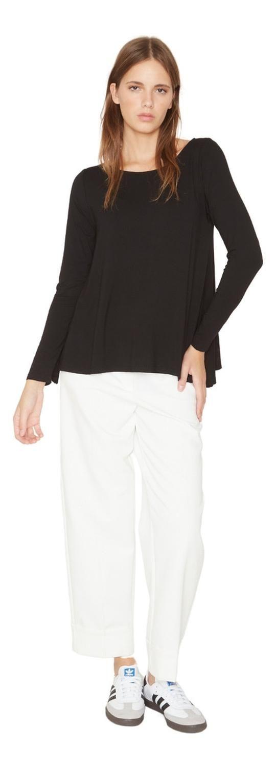 Polera Bianca Campana Iii Negra Jacinta Tienda-3
