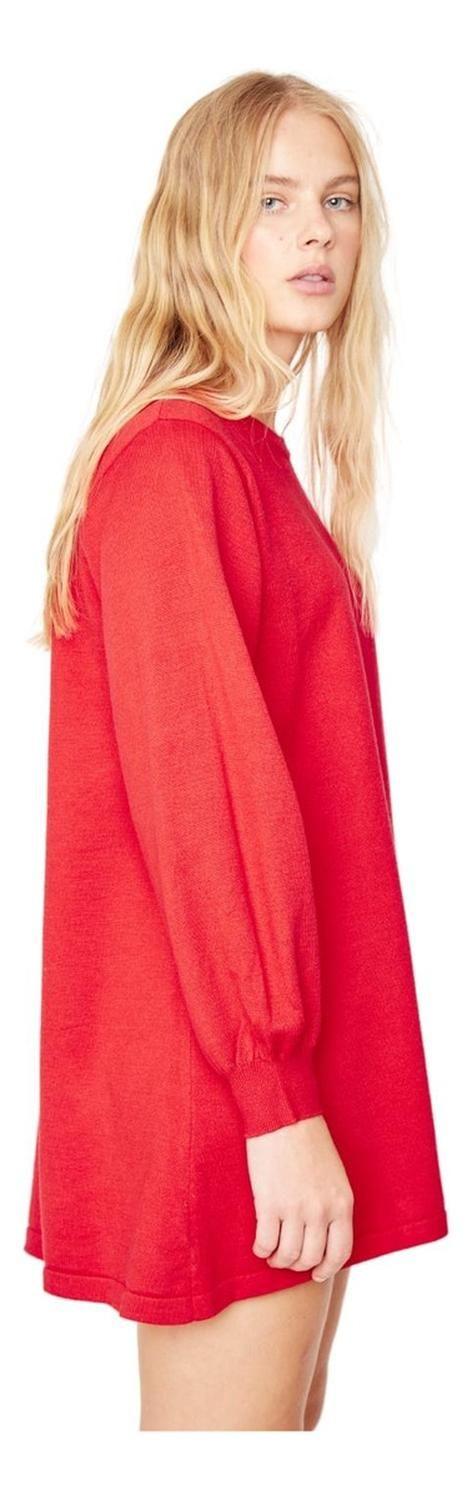 Chaleco Maria Vestido Rojo Jacinta Tienda-2