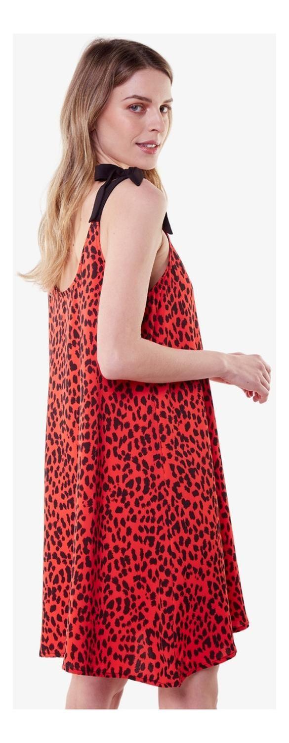 Vestido Bimba Corto Animal Print Red Jacinta Tienda-4