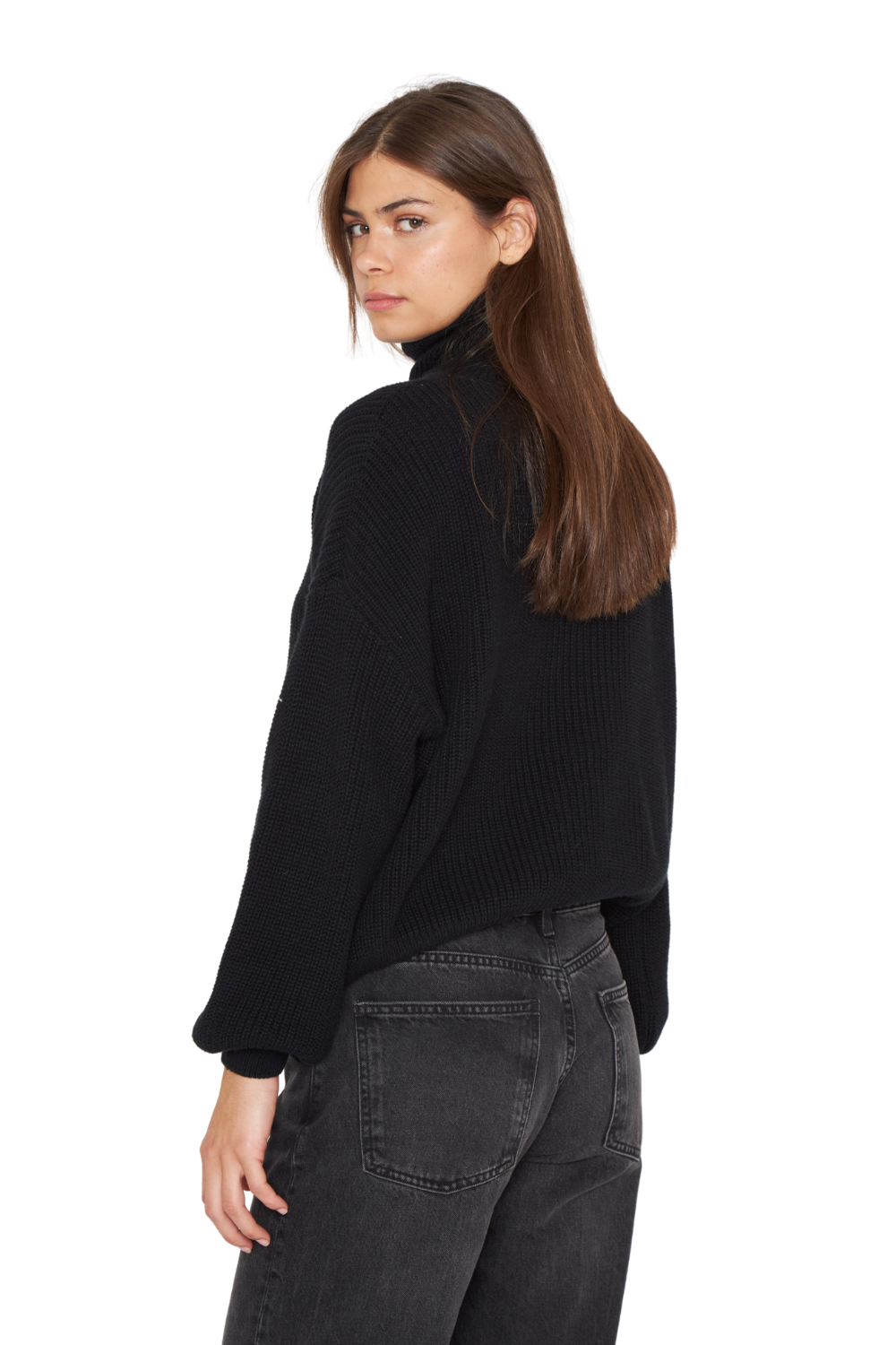 Chaleco Violeta negro Jacinta Tienda-3