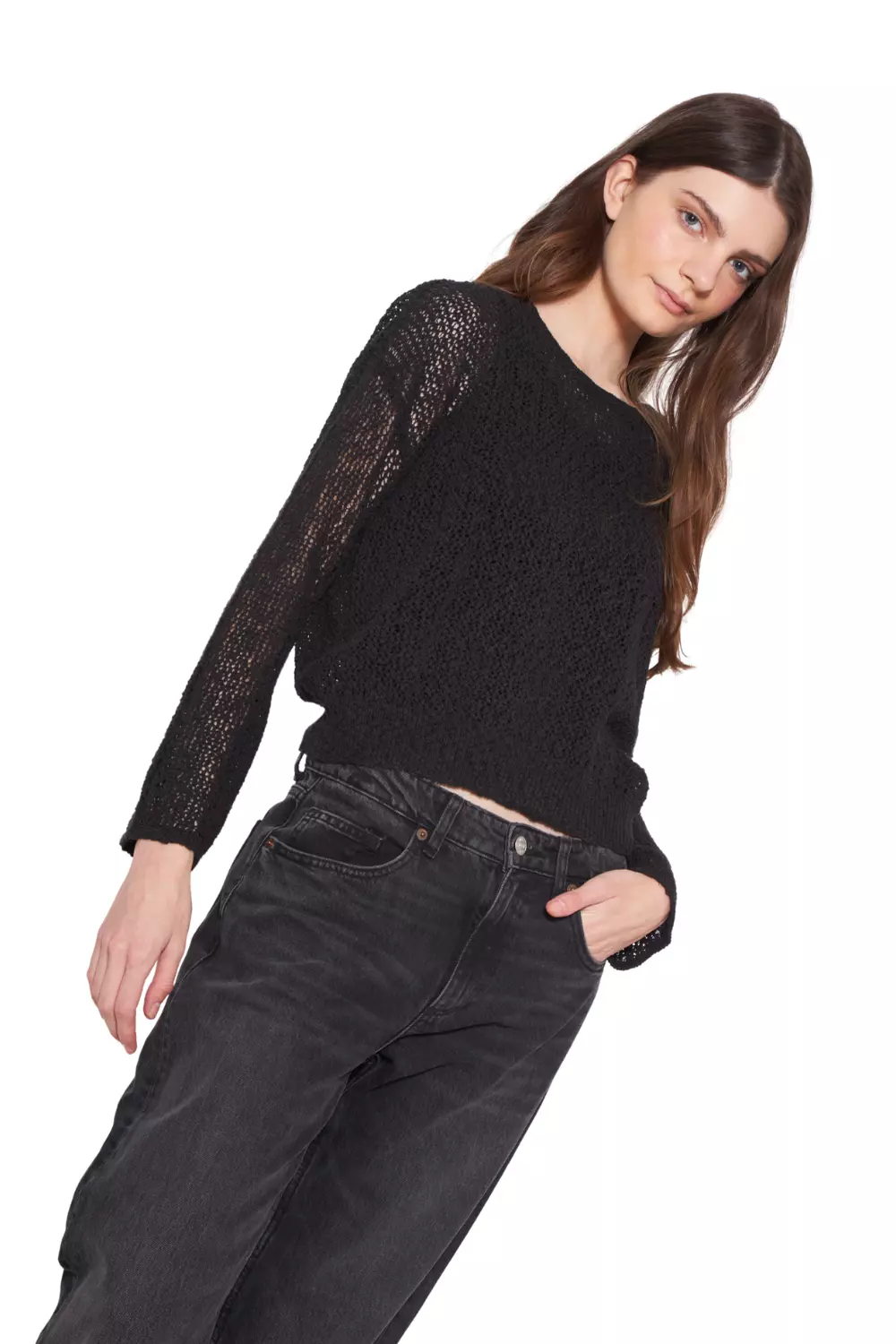 Chaleco Mila negro Jacinta Tienda-3