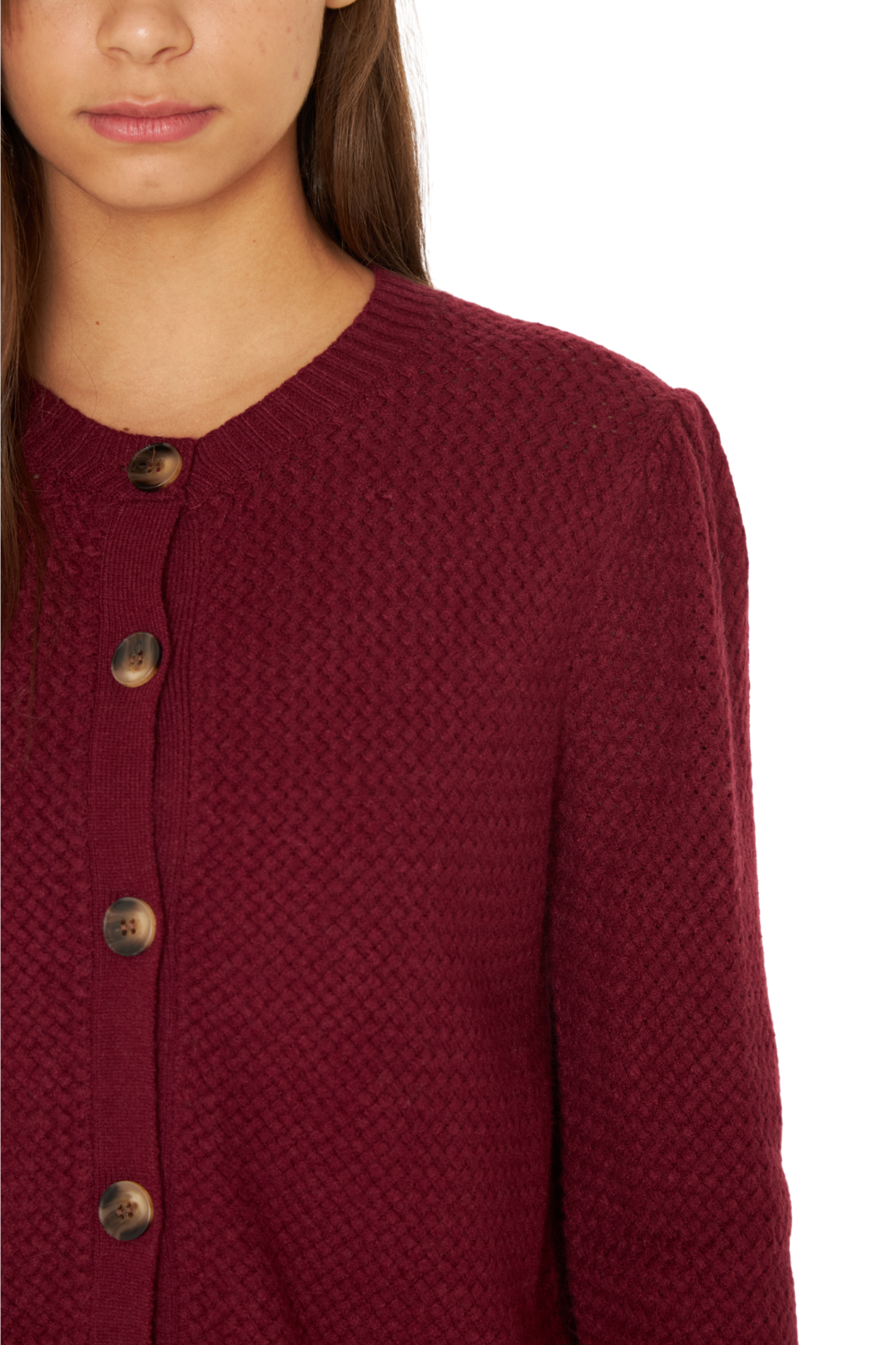 Chaleco Panal burdeo Jacinta Tienda-5