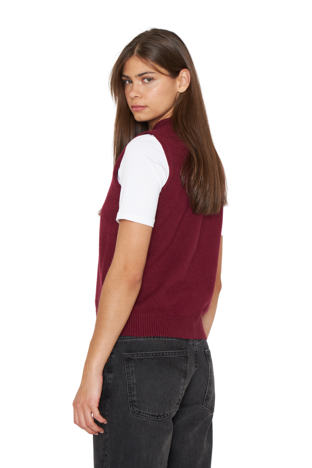 Chaleco Sam burdeo Jacinta Tienda-3