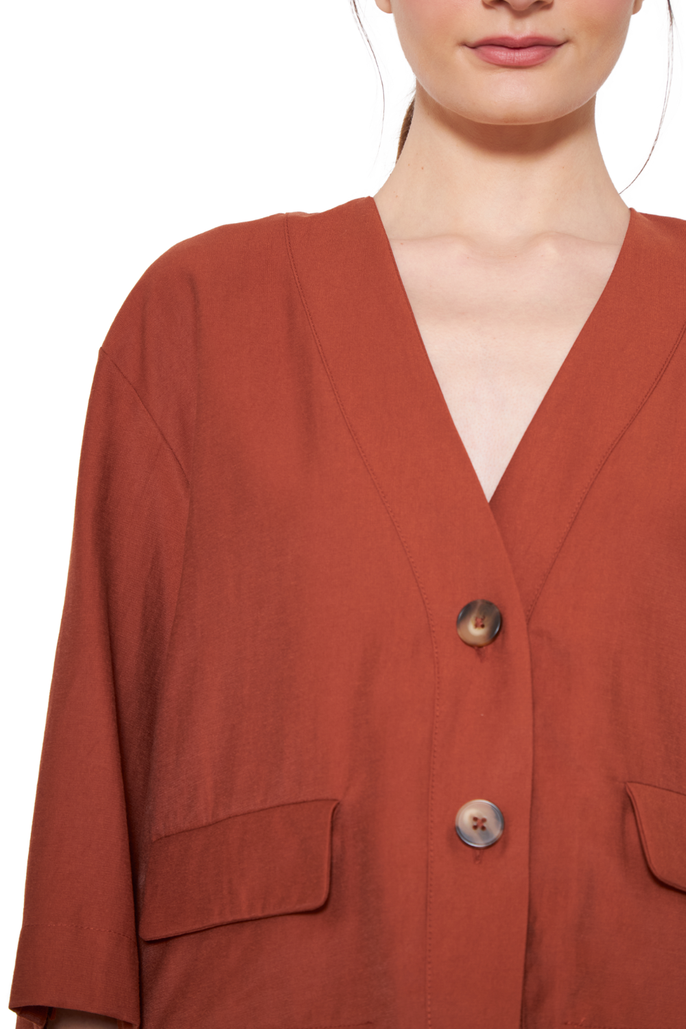 Blusa Luz terracota Jacinta Tienda-6