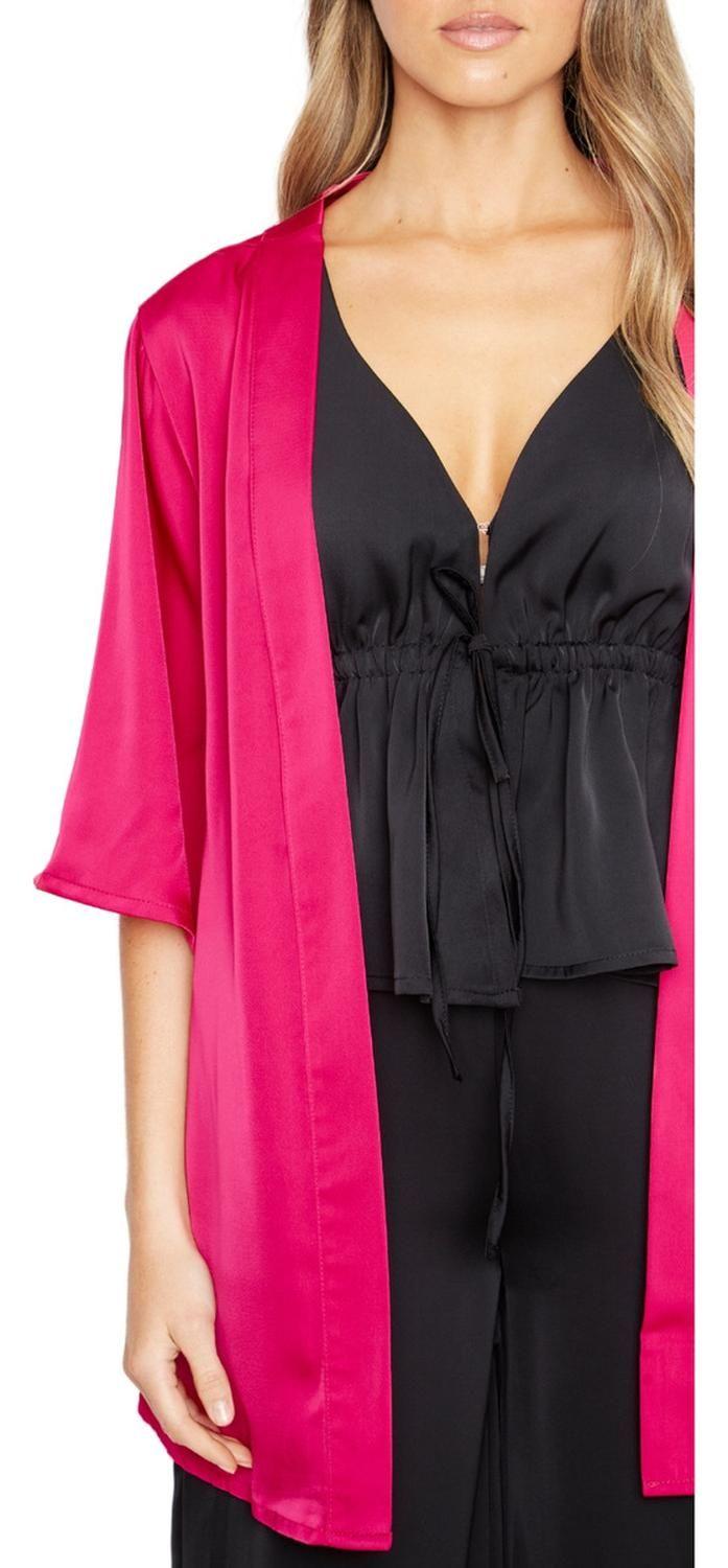 Kimono Lis Satin Fucsia Jacinta Tienda-5