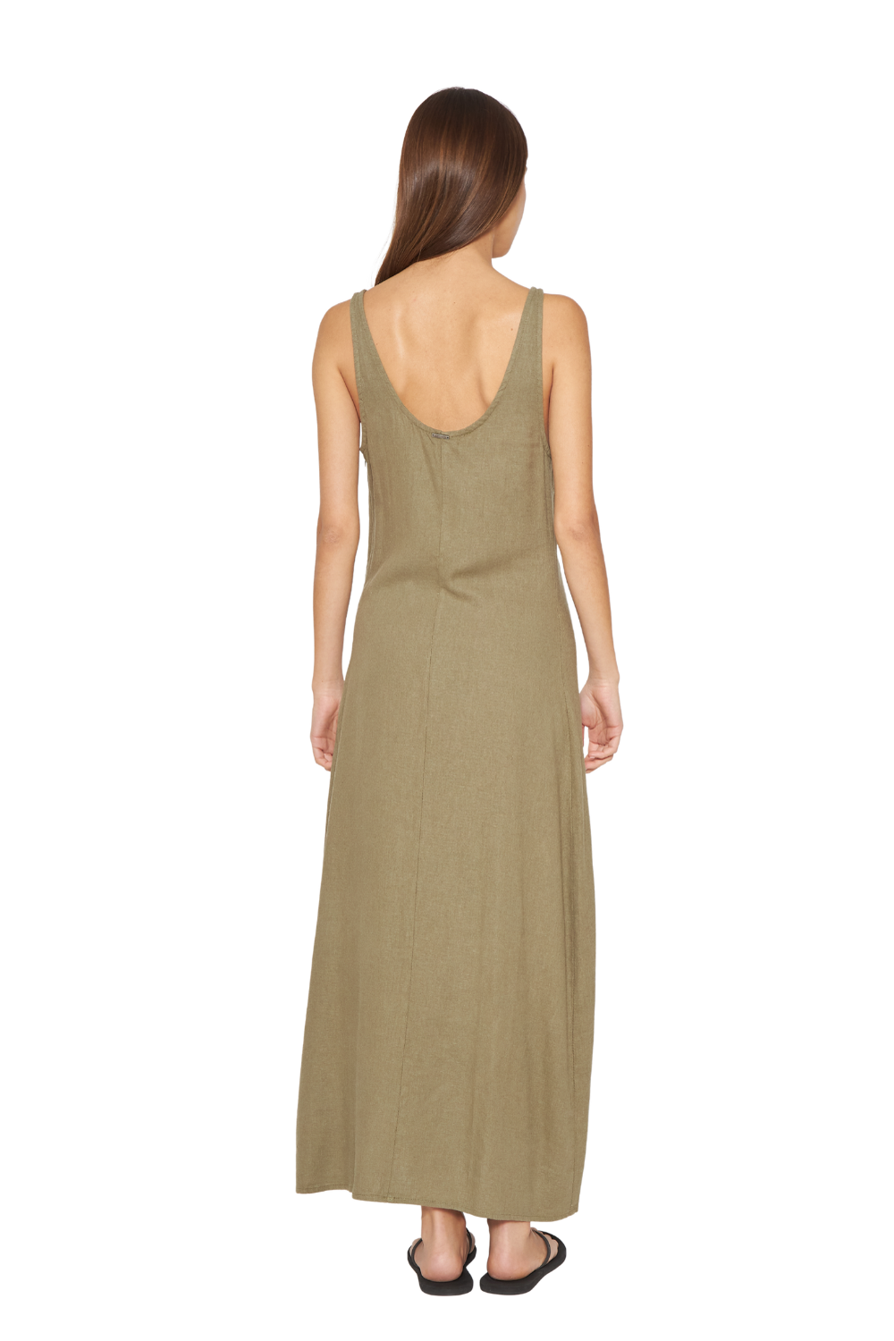 Vestido Mila verde Jacinta Tienda-4