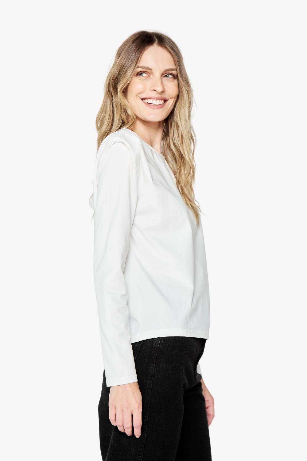 Polera Victoria blanca Jacinta Tienda-1