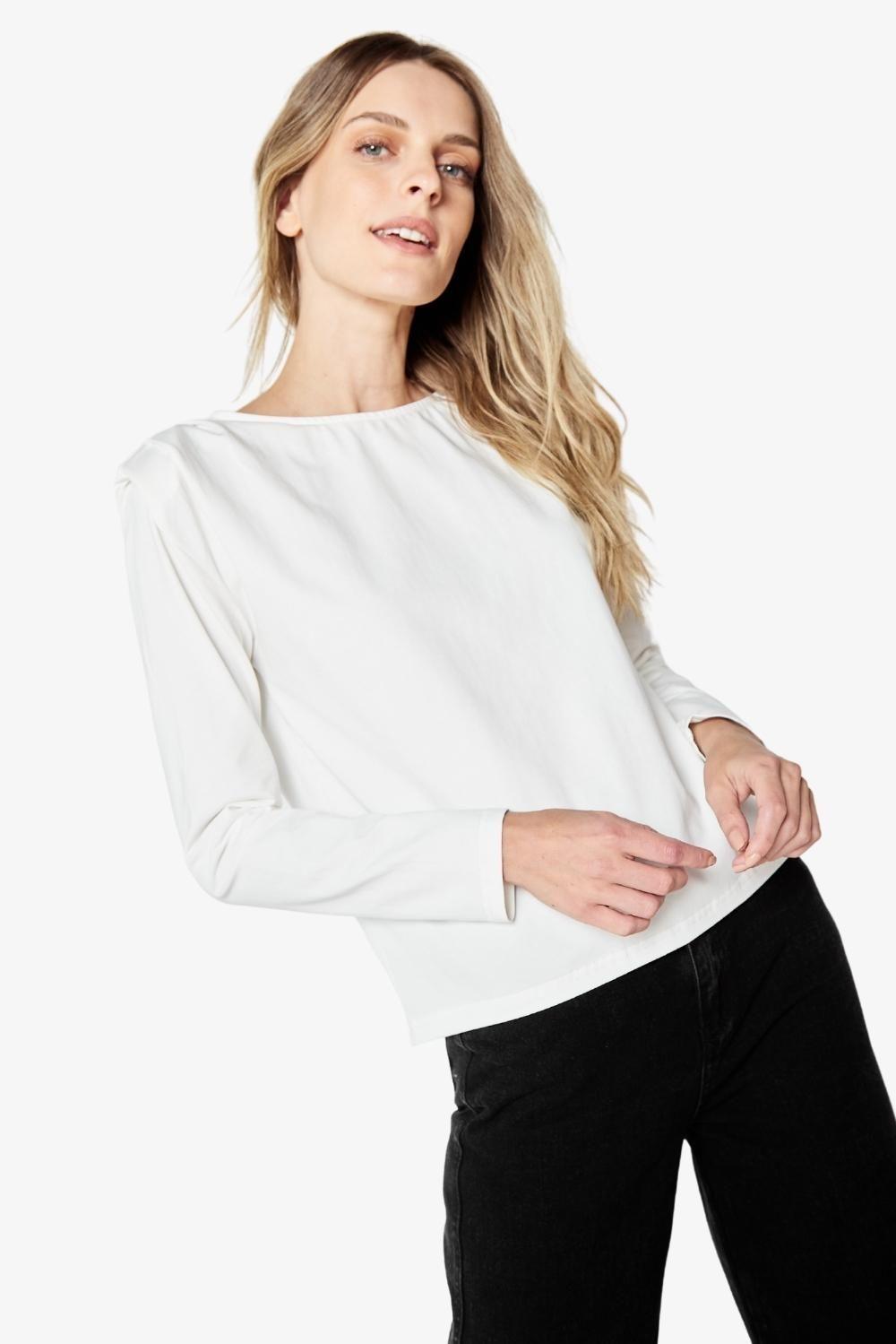 Polera Victoria blanca Jacinta Tienda-4