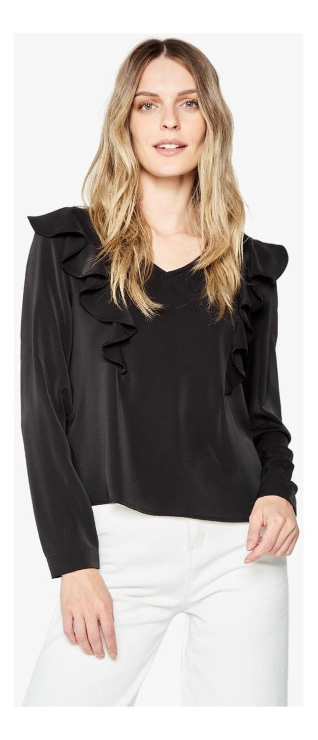 Blusa Juana Negra Jacinta Tienda-0