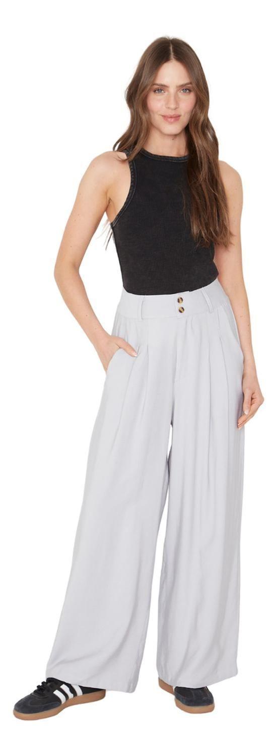 Pantalón Laura Ii Gris Jacinta Tienda-0