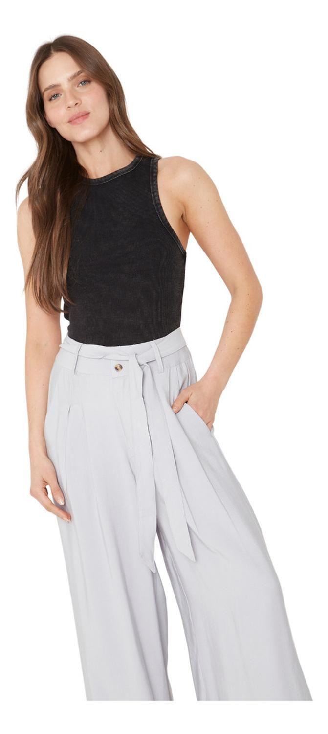 Pantalón Laura Ii Gris Jacinta Tienda-3