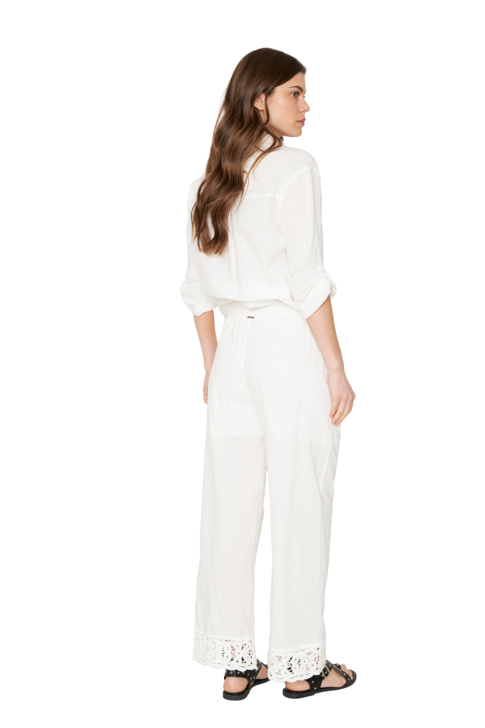 Pantalón Lino Ame blanco Jacinta Tienda-2