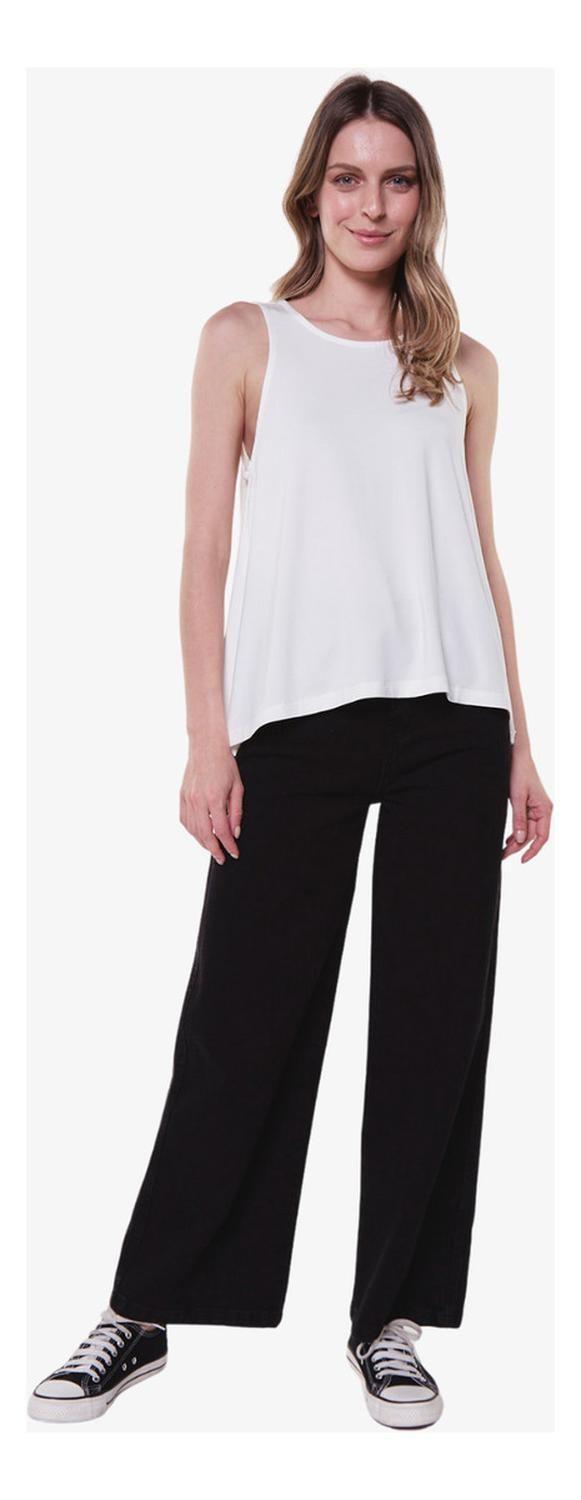 Polera Bianca Algodón Blanca Jacinta Tienda-5
