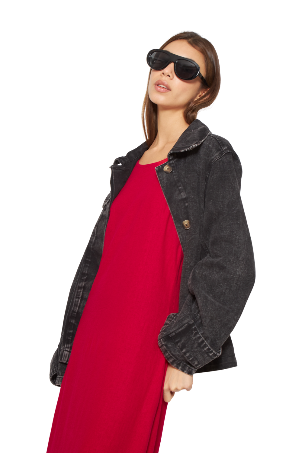 Vestido Mila rojo Jacinta Tienda-4