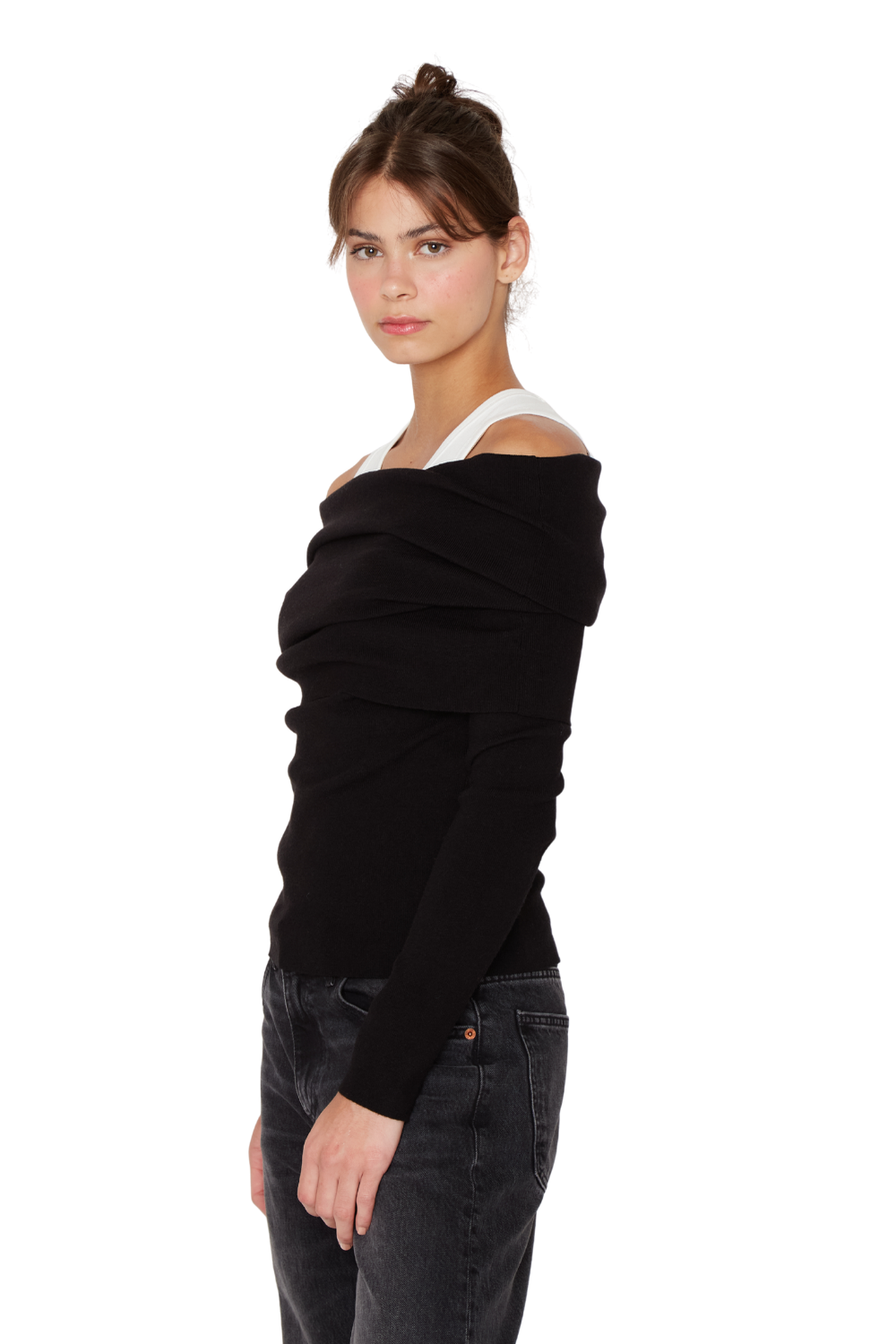 Chaleco Shoulder negro Jacinta Tienda-3