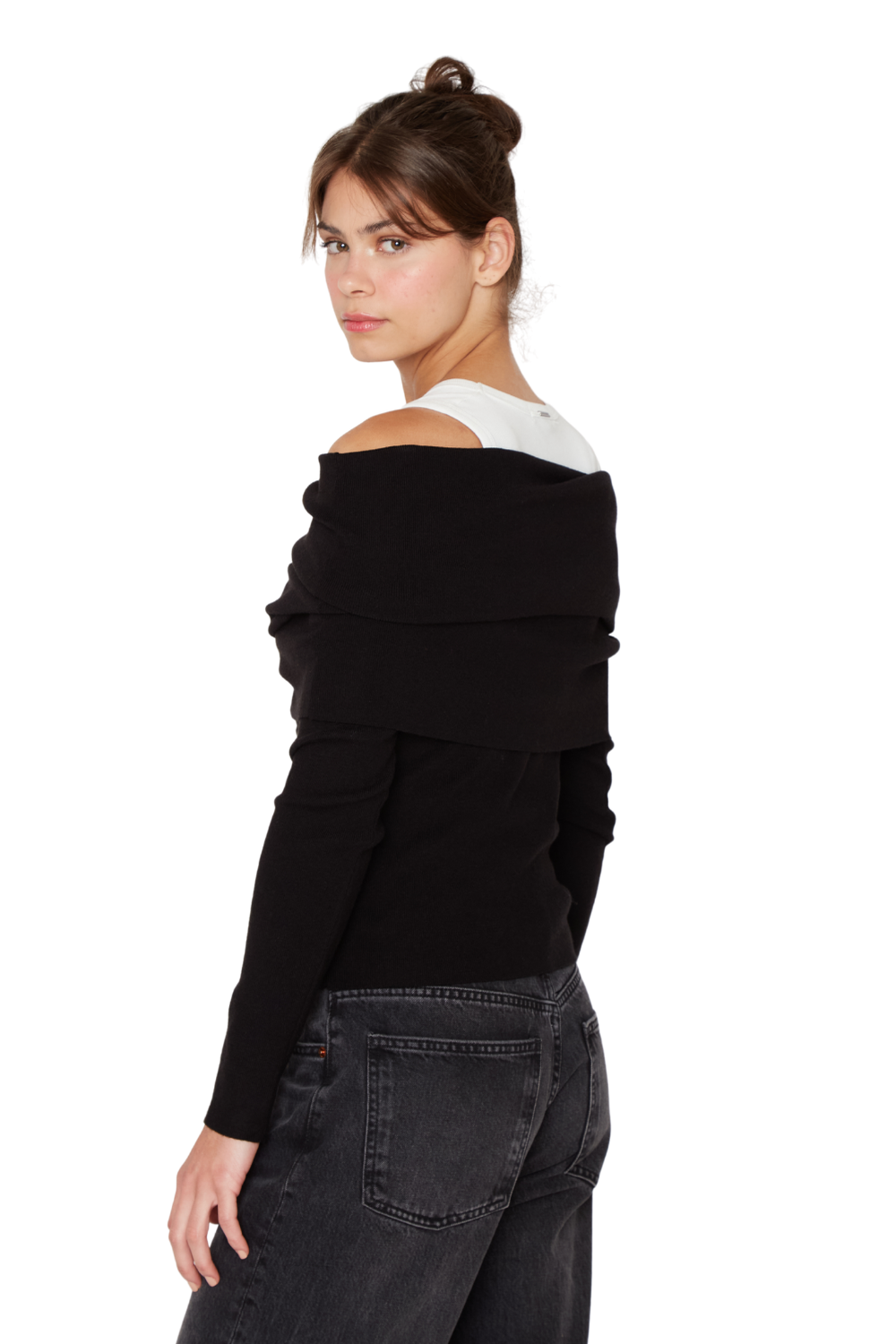 Chaleco Shoulder negro Jacinta Tienda-5