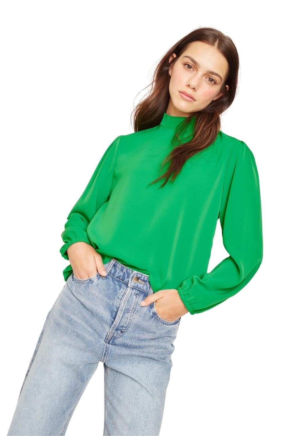 Blusa Paula verde-0