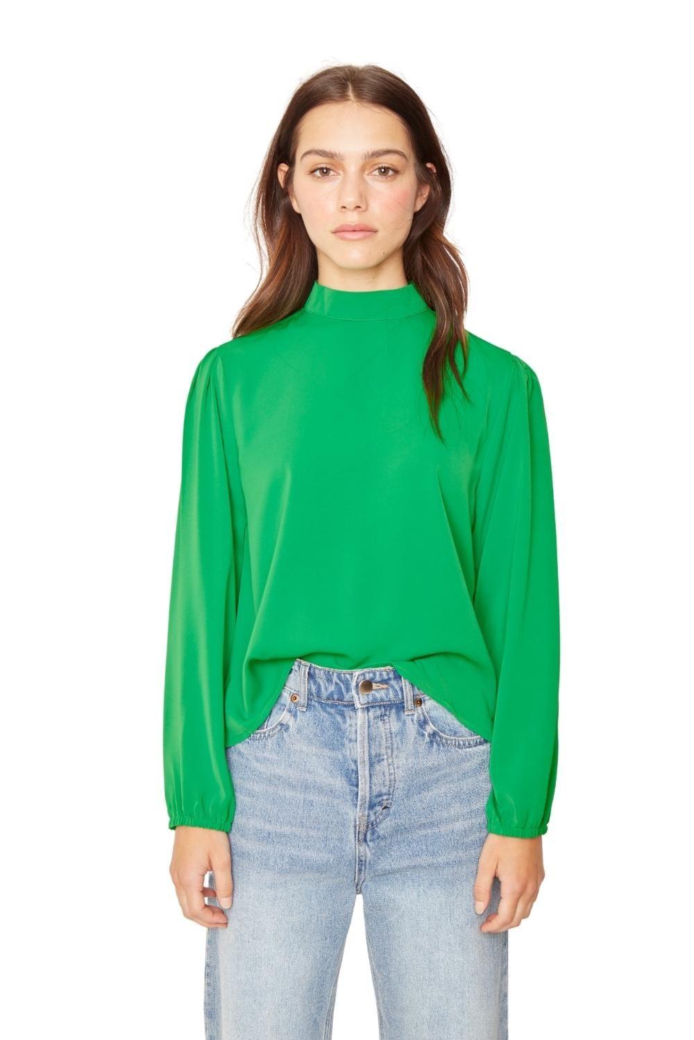 Blusa Paula verde-1