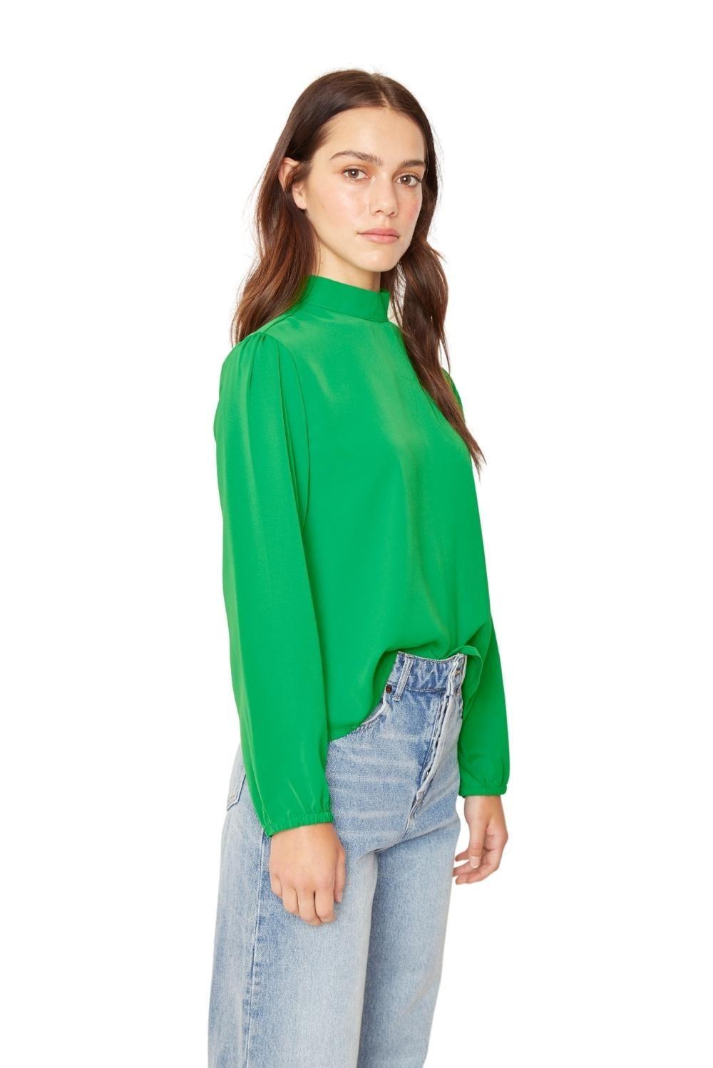 Blusa Paula verde-2