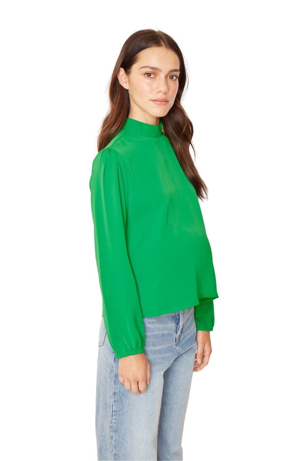 Blusa Paula verde-5