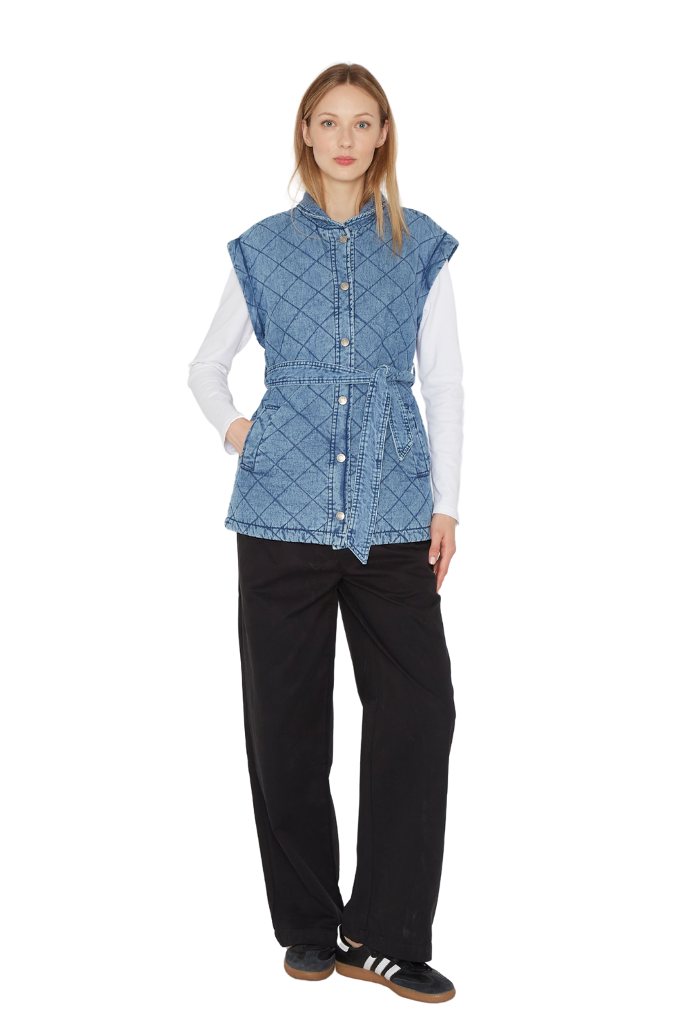 Chaqueta Snow azul Jacinta Tienda-3