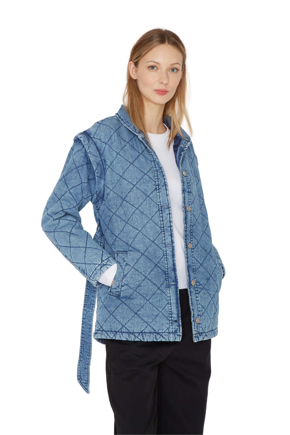 Chaqueta Snow azul Jacinta Tienda-5