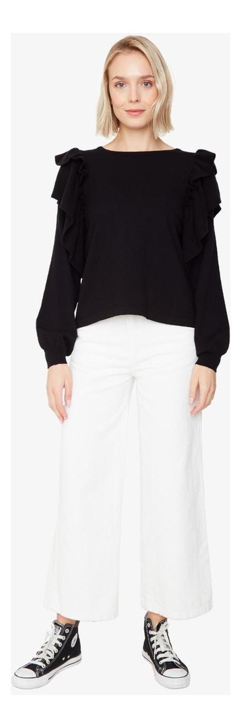 Chaleco Olimpia Doble Negro Jacinta Tienda-6