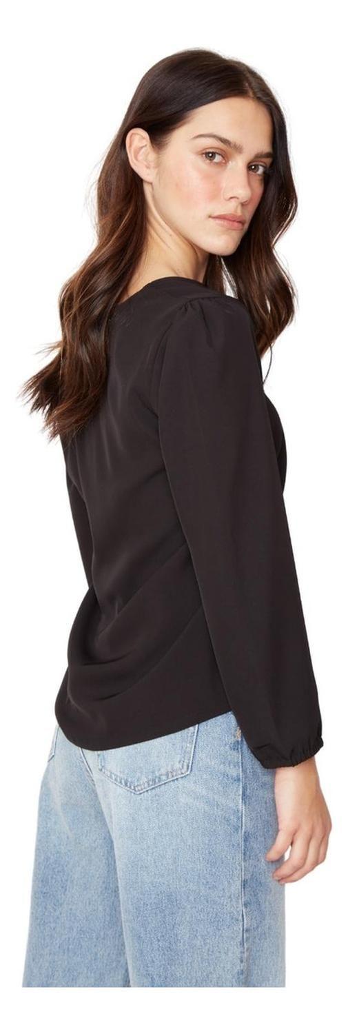 Blusa Vesta Negra Jacinta Tienda-2
