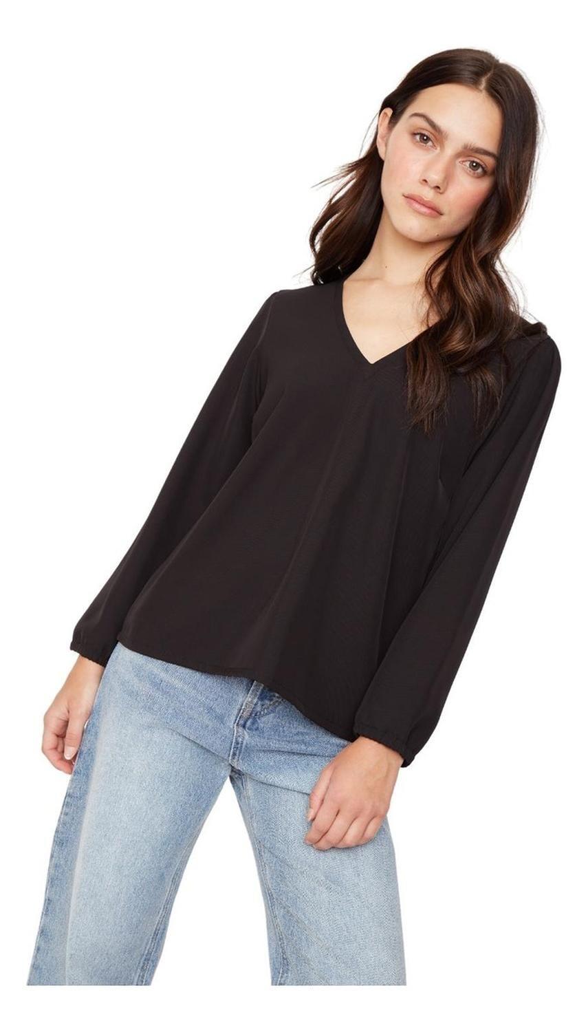 Blusa Vesta Negra Jacinta Tienda-3